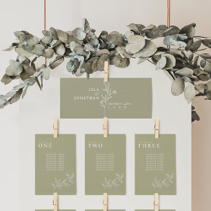 Élégante carte en-tête minimaliste de tableau d'as