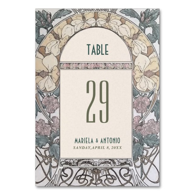 Elégante carte mariée vintage nouveau aquarelle (Par défaut)