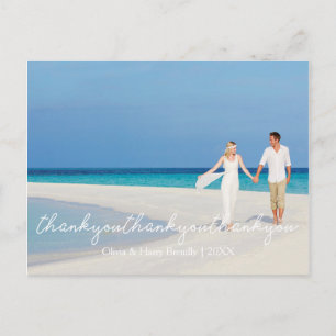 Elégante carte postale Mariage élégant