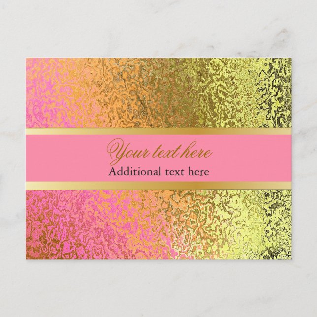 Elégante carte postale tout usage (Devant)