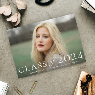 Élégante classe de diplômés de la photo Graduation