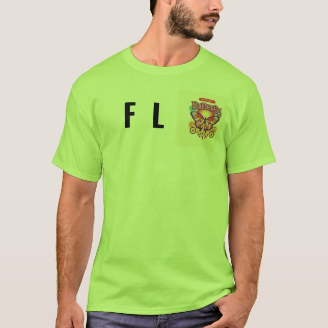 "Elégante collection de T-shirts à papillon" (Devant)