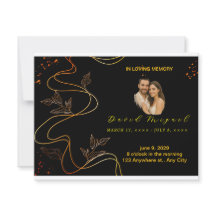 Élégante conservation commémorative - Carte d'amou