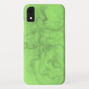Elégante coque iphone en marbre vert néon