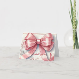 Elégante coquette Baby shower de Merci de Bow Rose