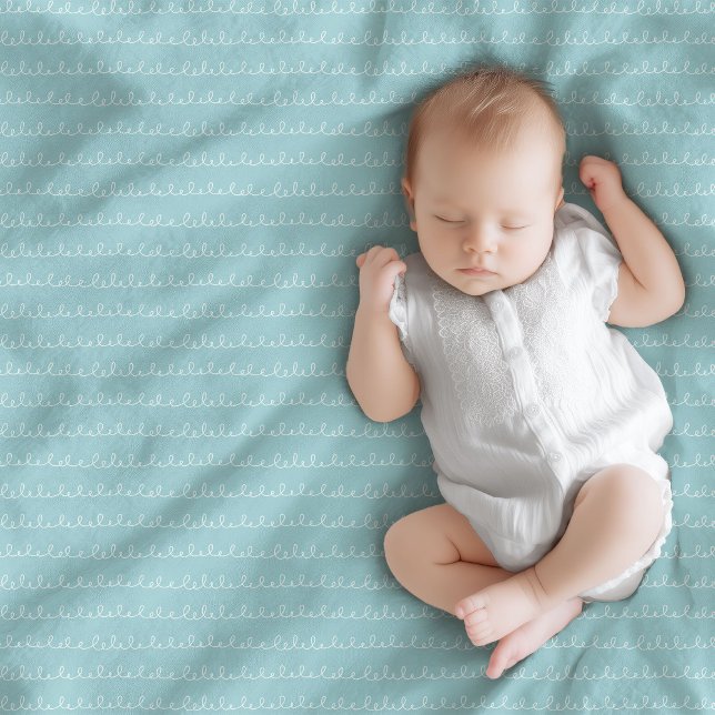 Élégante couverture bébé Marine rose arc-en-ciel A (Elegant Baby Blanket Navy Pink Rainbow Accent)