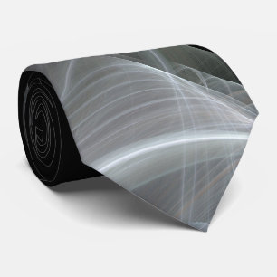 Élégante cravate Abstraite classique rouge/noire f