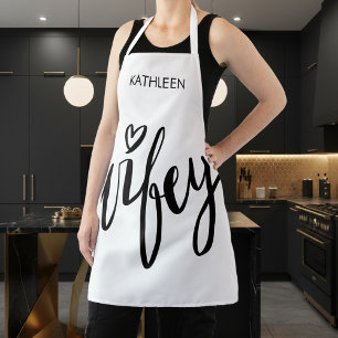 Elégante cuisine WIFEY et tablier de cuisson pour