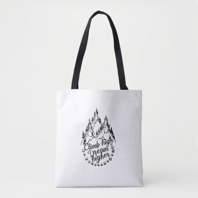 Elégante et ondulante Sac Shopper Grimpe haut (Devant)