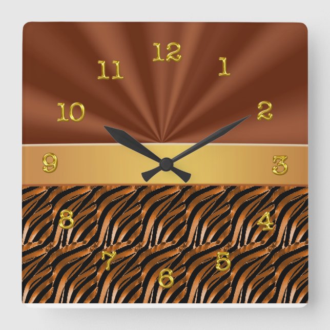 Elégante et unique chambre à vivre Horloges murale (Recto)