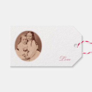 Élégante étiquette de filles vintage FromMyDesk