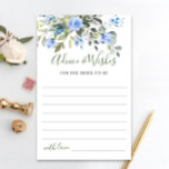 Elégante Eucalyptus Blue Roses carte de conseil et<br><div class="desc">Carte conseil Eucalyptus Aquarelle verte. Pour plus de personnalisation,  cliquez sur le lien "customiser plus loin". Si vous avez besoin d'aide,  contactez-moi s'il vous plaît.</div>