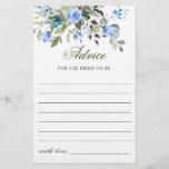 Elégante Eucalyptus Blue Roses carte de conseil et<br><div class="desc">Carte conseil Eucalyptus Aquarelle verte. Pour plus de personnalisation,  cliquez sur le lien "customiser plus loin". Si vous avez besoin d'aide,  contactez-moi s'il vous plaît.</div>