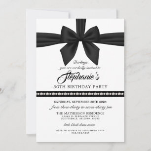 Elégante Fancy Tiffany Invitation Anniversaire