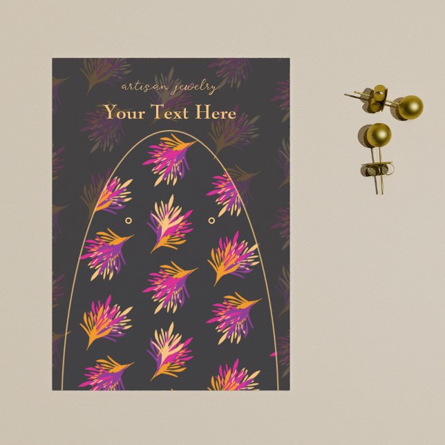 Élégante Fermes Abstraites Carte d'affichage sur b (Créateur téléchargé)