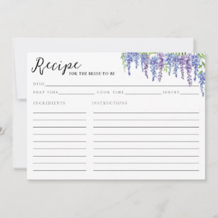 Elégante Fête des mariées d'aquarelle florale viol