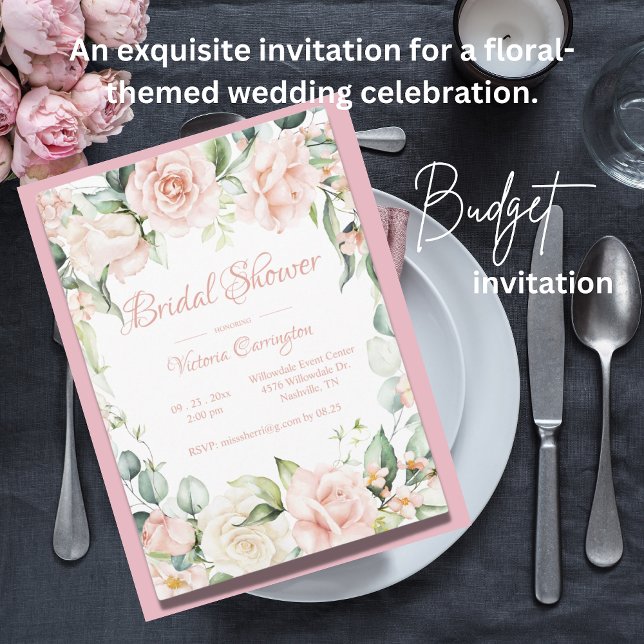 Élégante Fête des mariées de Mariage à budget flor (Créateur téléchargé)