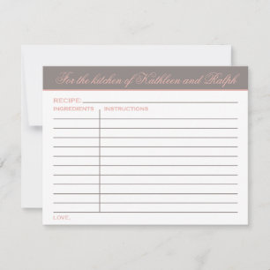 Elégante Fête des mariées rose gris chaud Recette