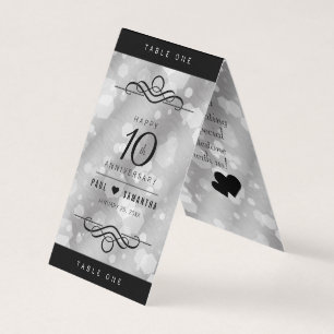 Élégante fête du 10e anniversaire du Mariage de Ti