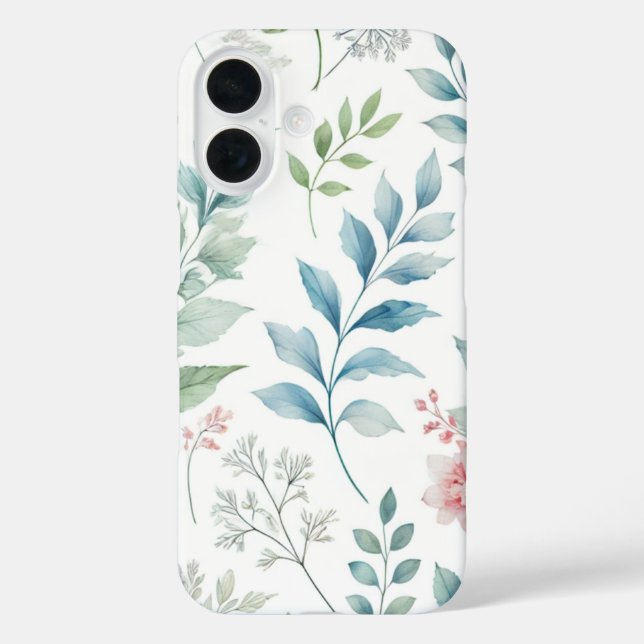 Élégante floraison : coque iphone floral (Verso)