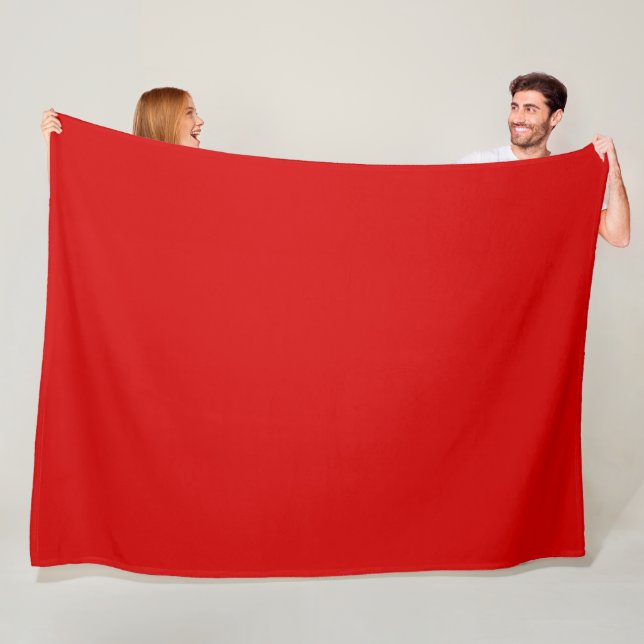 Elégante grande couverture en polaire de Crimson p (En situation)