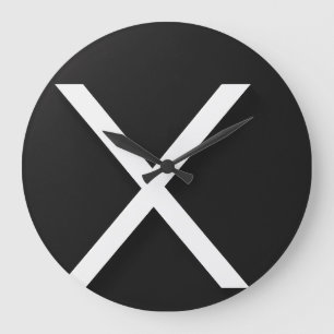 Élégante horloge murale acrylique ronde de 10,75 p