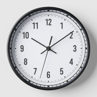 🕰️ Élégante horloge murale numérique romaine noir