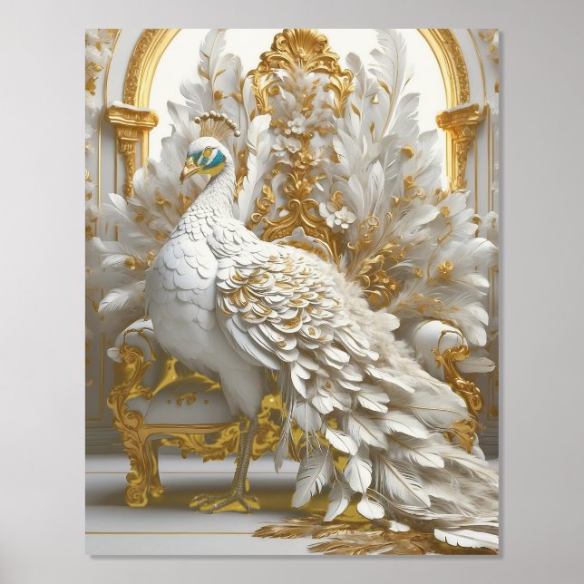 Élégante impression à huile, couleur à huile : or, (Recto)