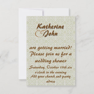 Elégante invitation au mariage