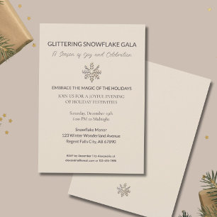 Elégante invitation de fête de vacances