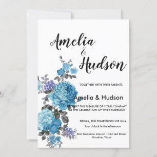 Elégante invitation de mariage