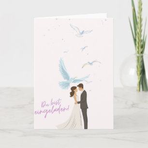 Élégante invitation de mariage Vous êtes invité! m