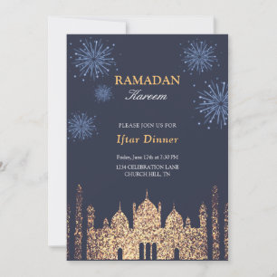 Elégante invitation Iftar
