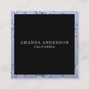 Élégante Lavande Florale Vintage CARTE DE VISITE