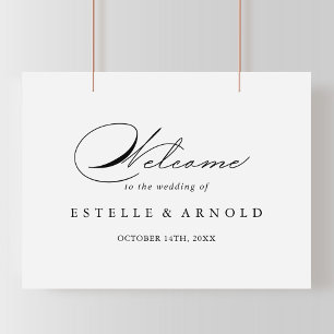 Élégante Mariage de calligraphie moderne Affiche d