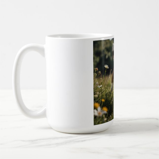 Élégante Mug de café Beagle (Gauche)