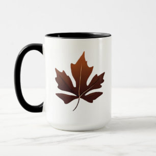 Élégante Mug de café feuille d'automne Mug À Thè