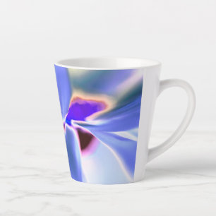 Élégante Mug en latte d'impression violette