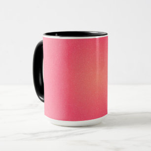 Élégante Mug rose avec étincelle subtile