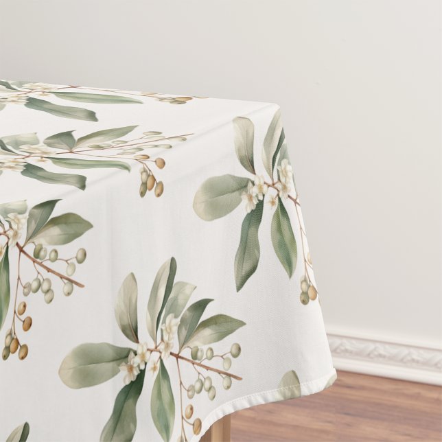 Elégante nappe de verdure (Elegant Greenery Tablecloth
)