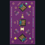 Élégante nappe Hanoukka Chanukah<br><div class="desc">J'adore ça et je l'afficherai dans mon Holiday - Catégorie - Hanoukka - Section Chanukah. Choisissez votre taille et appréciez. Merci d'être avec moi pour tous vos besoins et occasions spéciales. Je suis honoré. Sharon Rhea Ford (www.zazzle.com/sharonrhea*) ... et j'ai plusieurs produits correspondants en route. Voir aussi mes collections. ......</div>