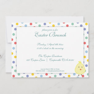 Elégante Pâques Pointe Brunch Invitation