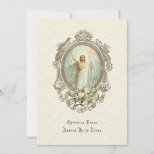 Élégante Pâques Résurrection Jésus Lily