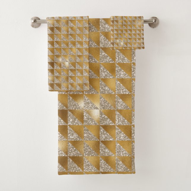 Elégante Parties scintillant d'or d'argent Motif g (En situation)