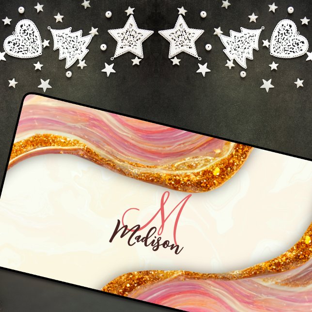 Elégante parties scintillant en marbre rose vif (Créateur téléchargé)