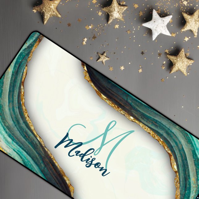 Élégante parties scintillant en marbre vert émerau (Créateur téléchargé)