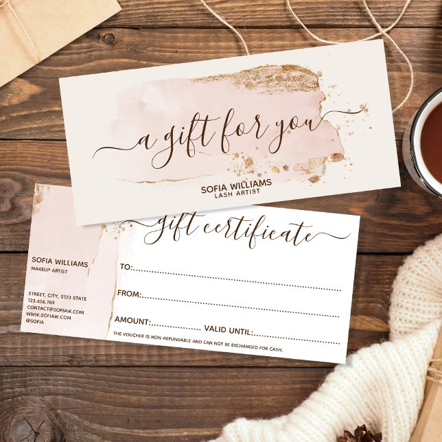 Élégante Parties scintillant moderne or rose pâle (Créateur téléchargé)