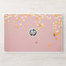 Elégante peau d'ordinateur portable HP Star Pink 1