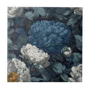 Elégante Peonies Carreaux En Céramique Pour Surfac