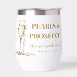 Elégante perles d'or et Fête des mariées de poursu<br><div class="desc">Élevez votre douche nuptiale avec nos élégantes perles d'or et notre tombeille à vin thermale Prosecco, l'exemple de sophistication et de praticité. Conçu avec une isolation double paroi, ce tumbler garde votre vin ou cocktail favori à la température parfaite tout en décoré avec des accents dorés chatoyants et des perles...</div>